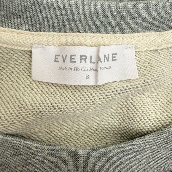 EVERLANE Women’s 100% Human Crew Sweatshirt S Htr Gray Equality Pride NEW B23 - Picture 6 of 6
